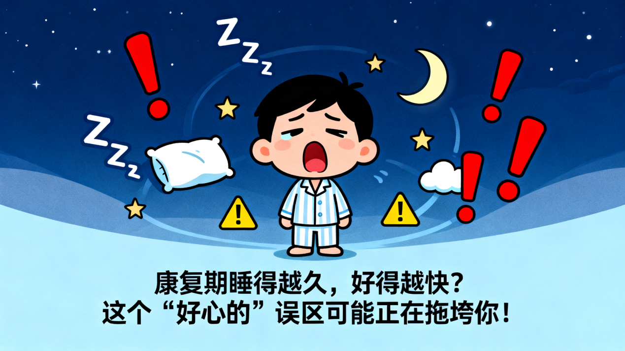 [图片占位：封面图 - 康复期睡眠误区]