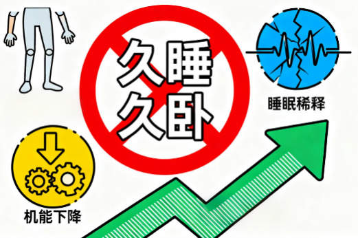 [图片占位：久睡久卧误区]