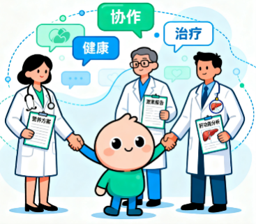 [图片占位：与医疗团队保持沟通]