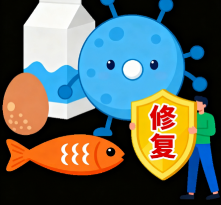 [图片占位：提供优质蛋白质支持肝细胞修复]