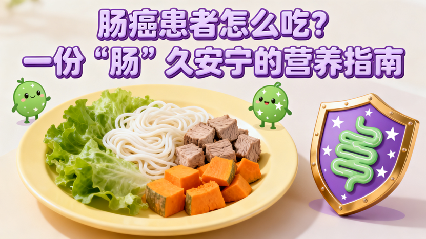 [图片占位：封面图 - 肠癌患者基础营养指南]
