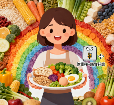 [图片占位：长期康复期饮食重点]