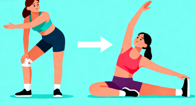 [图片占位：热身与拉伸放松]