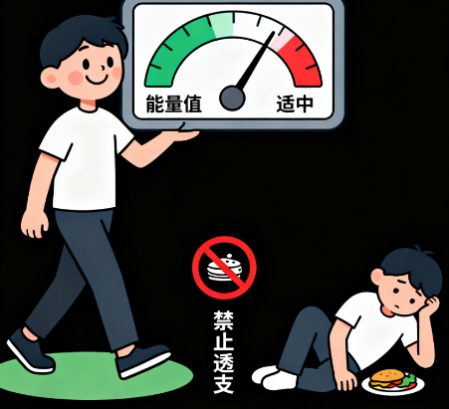 [图片占位：能量预算与防止透支]