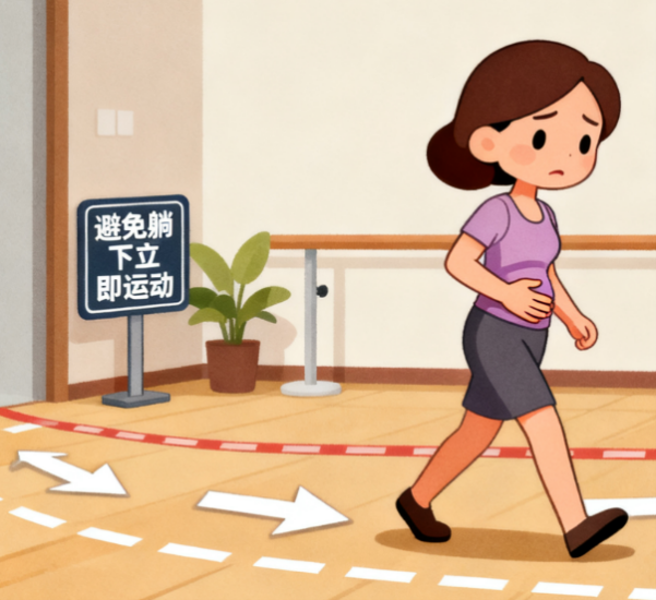 [图片占位：恶心时的温和活动]