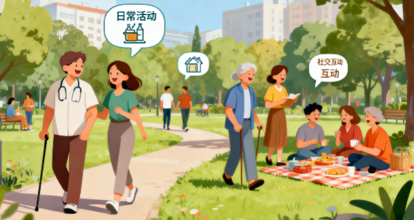 [图片占位：提高生活质量，助力回归社会]