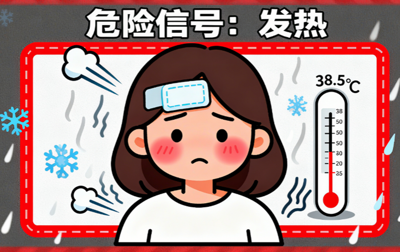 [图片占位：发热信号]