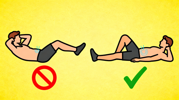 [图片占位：避免增加腹压]