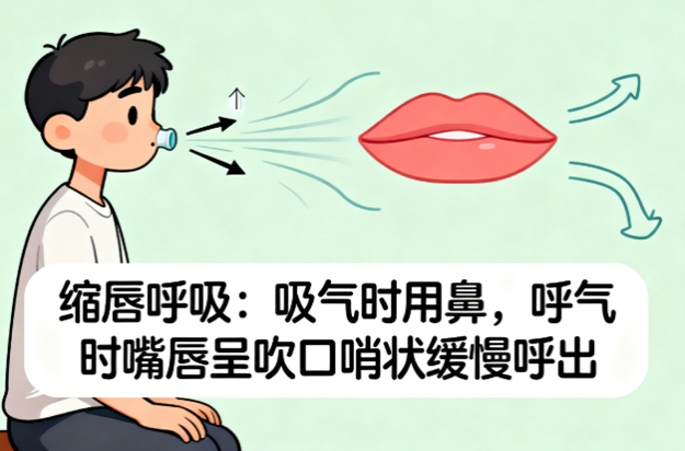 [图片占位：缩唇呼吸]