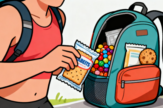 [图片占位：随身携带应急食品]