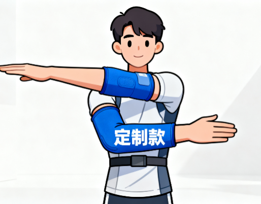 [图片占位：穿戴专业压力袖套]